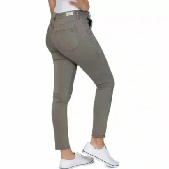 Seven7 Pants - Seven7 Green Military Utility Ankle Stretch Midrise Ankle Skinny Pants Size 16